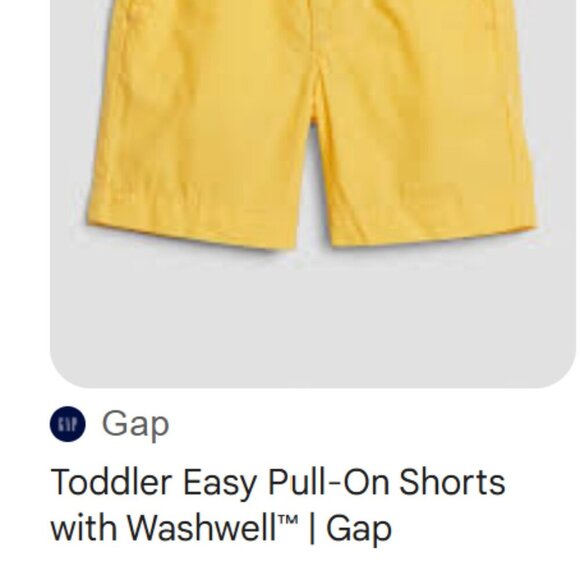 Toddler Easy Pull-On Shorts with Washwell™ | Gap - Size XS (4/5) 👖🌈 - Picture 6 of 6